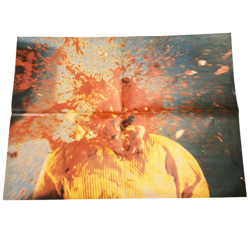 Vtg Nightmare on Elm Street Dawn of the Dead Exploding Head Poster 16x21